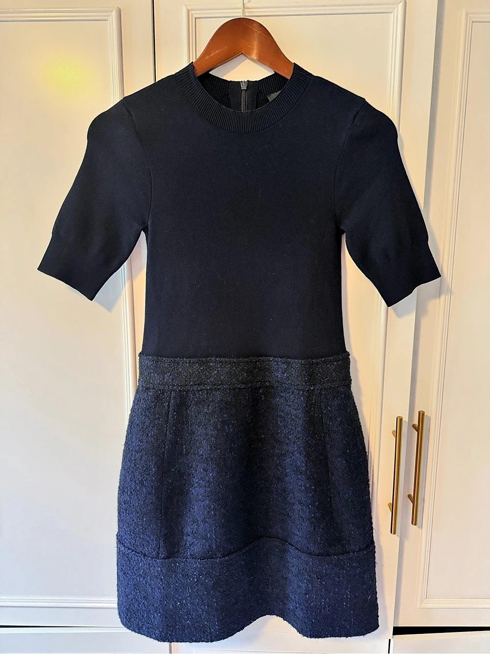 Ted Baker KEELYN Tweed Woven Mini Dress Size 4